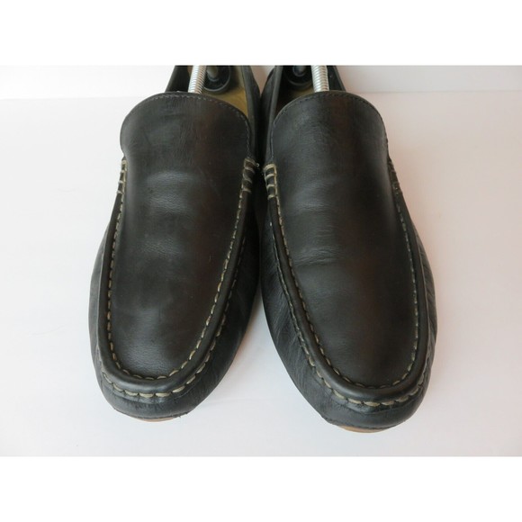 Cole Hann Somerset Venetian Driver Mocs C11402 Mens Sz 12 M Black Leather Golf - Picture 3 of 10